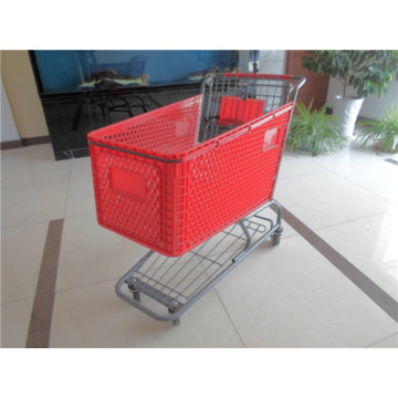 American Style Plastic Shopping Trolley